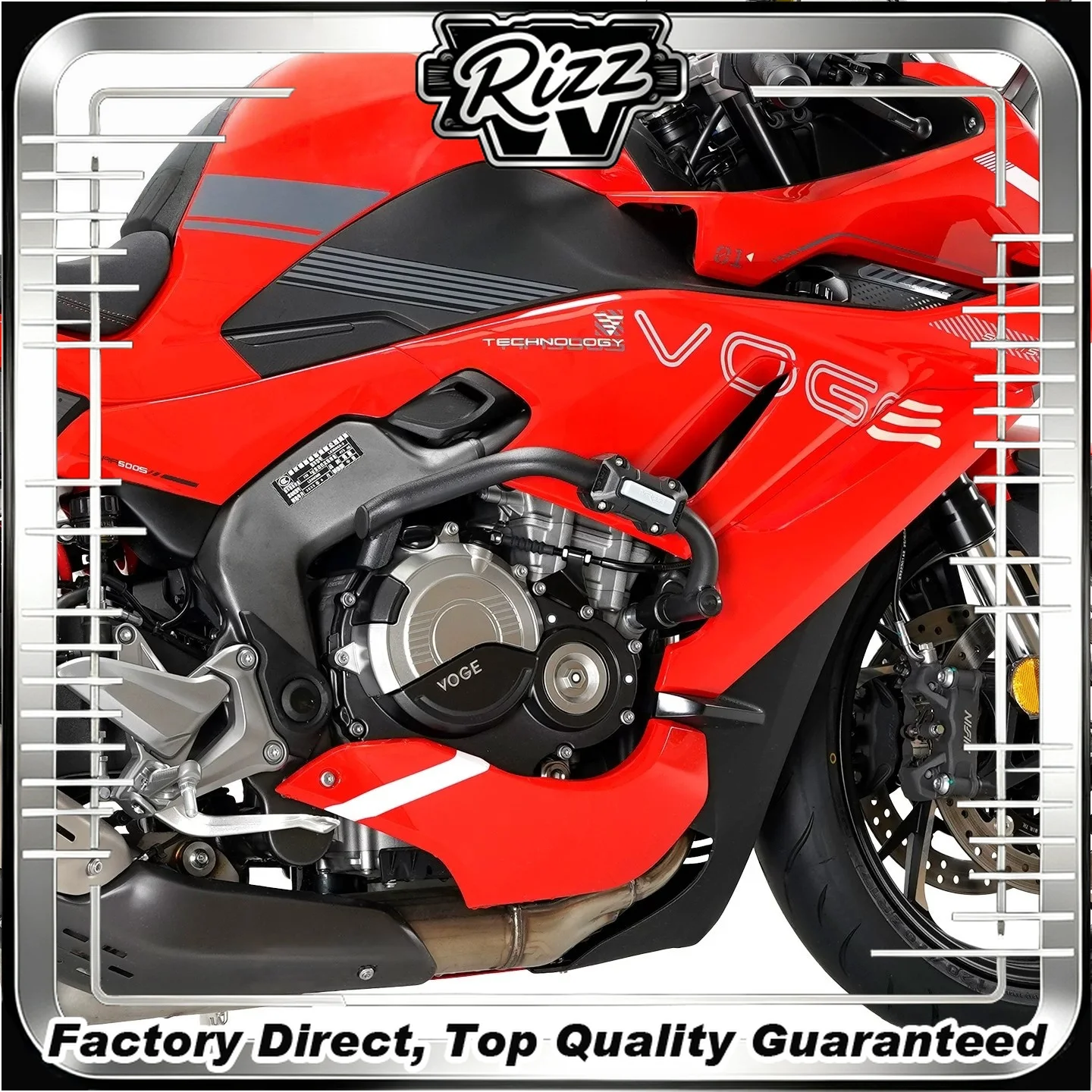 FOR VOGE RR500S All-Weather Protective Bundle Anti-Knock Rust-Proof Crash Bar Frame Bumper Long-Lasting Enhanced Protection Mods