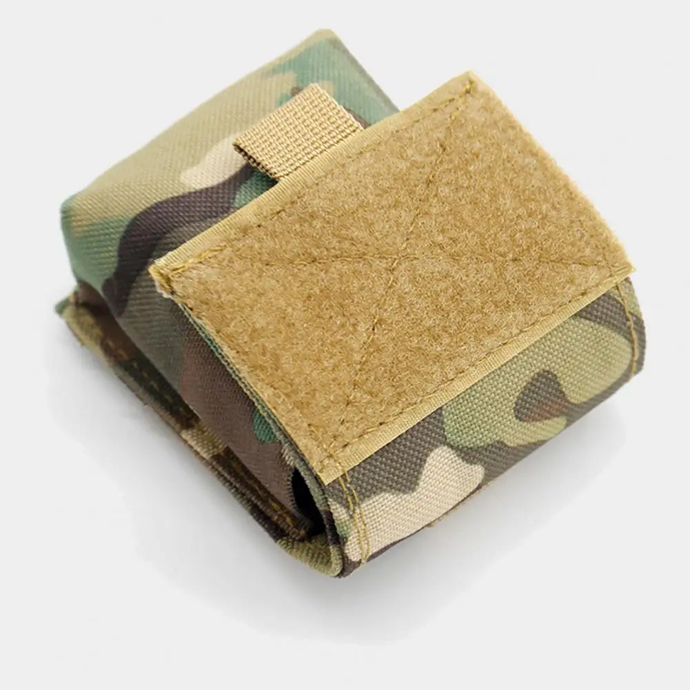 Partitioned Pockets Bag Camouflage Print Waterproof Outdoor Storage Bag with Multi-purpose Fasten Tape Portable for Cards