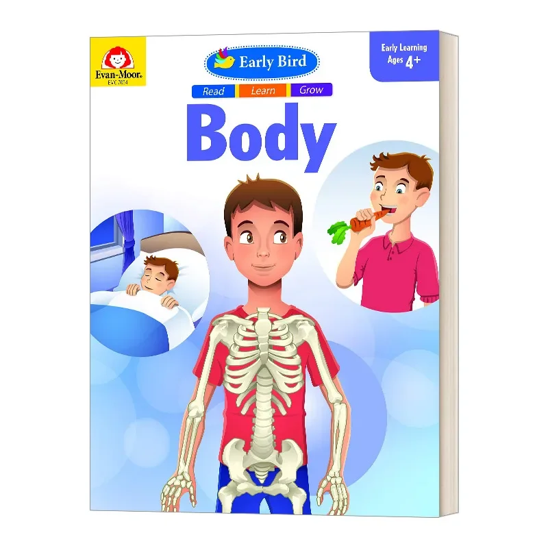 Evan-Moor Early Bird Body Workbook,aged 4 5 6 7, English book 9781629383408