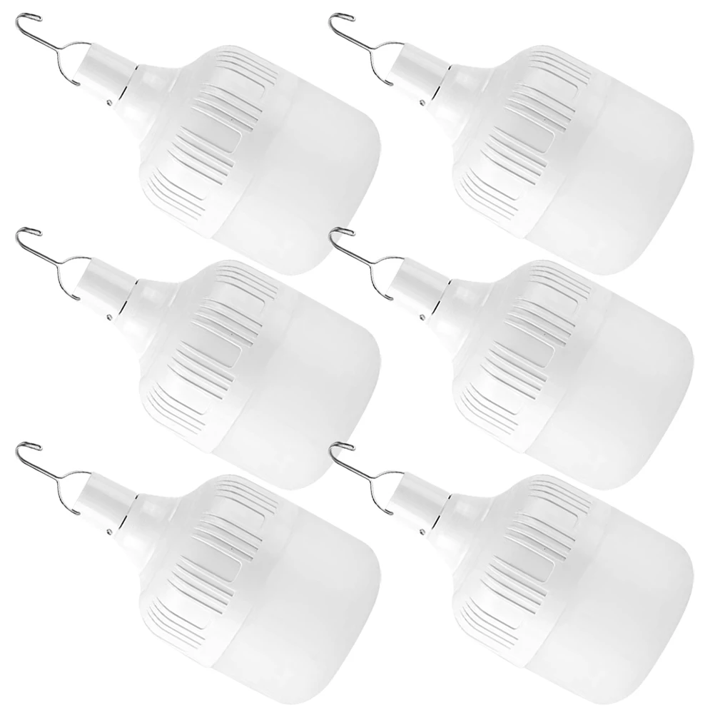 

1 Set Rechargeable Outdoor Light Bulb Usb Charge Lamp Bulb Soft Illumination Emergency Lighting For Night Markets Street Stalls