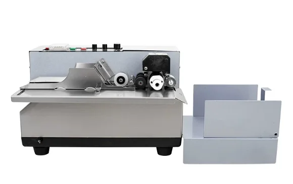 solid ink coding machine Automatic high speed embossed  Expire Date/Batch Number Coding Machine for plastic bag