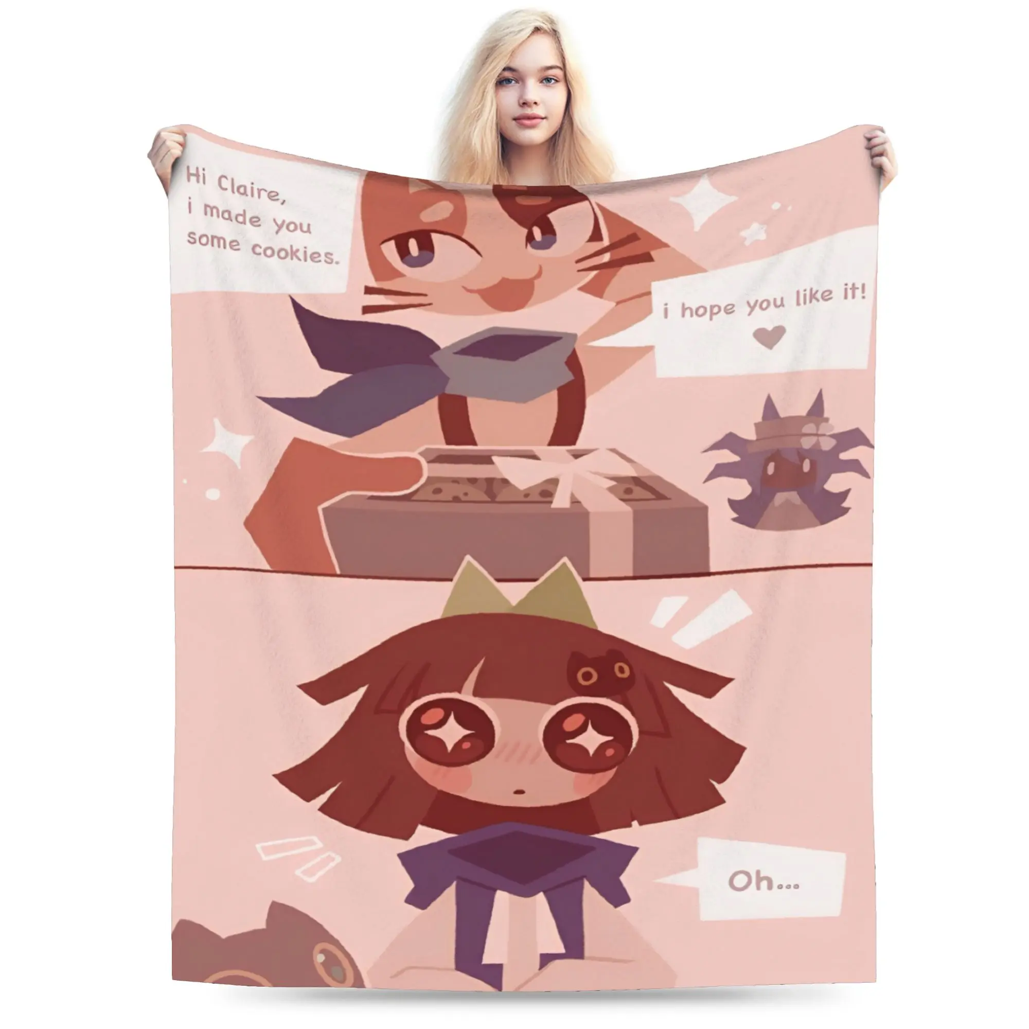 Fundamental Paper Education anime Stuff Blankets Lightweight Thin Flannel  Throw Blankets Relax Quilt