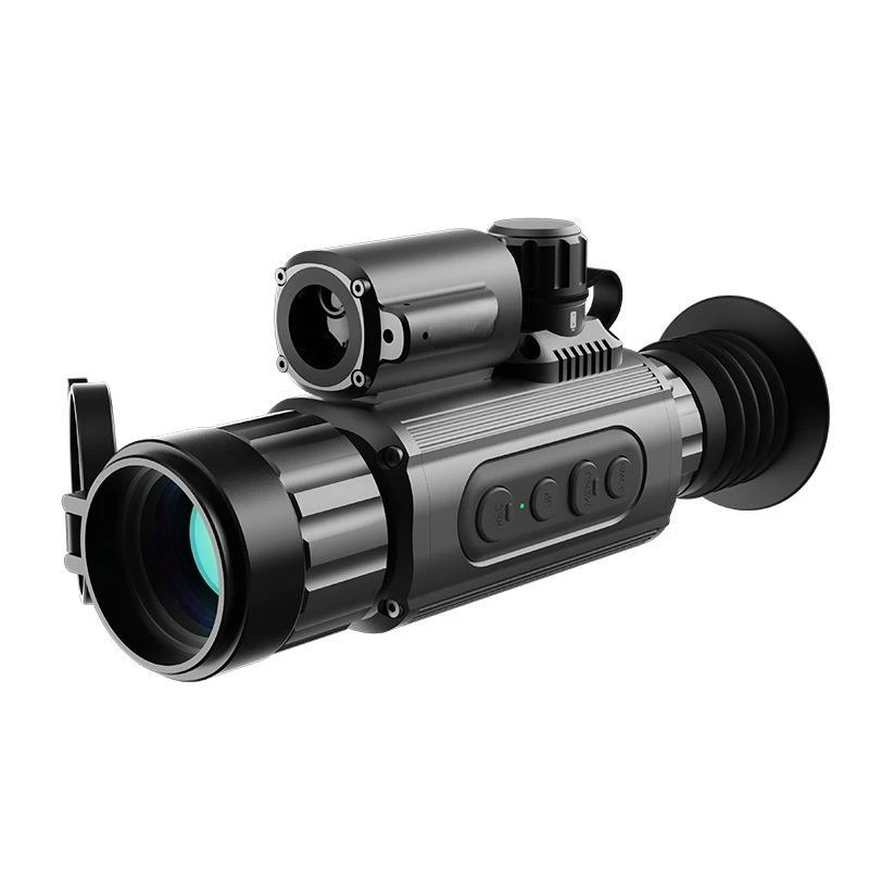 

With ranging calculations, lenses, infrared night vision goggles, thermal imaging, outdoor telescopes