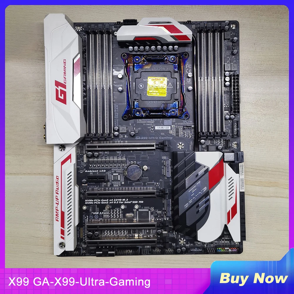 For Gigabyte Desktop Motherboard LGA 2011-V3 DDR4 128GB PCI-E 3.0 ATX X99 GA-X99-Ultra-Gaming