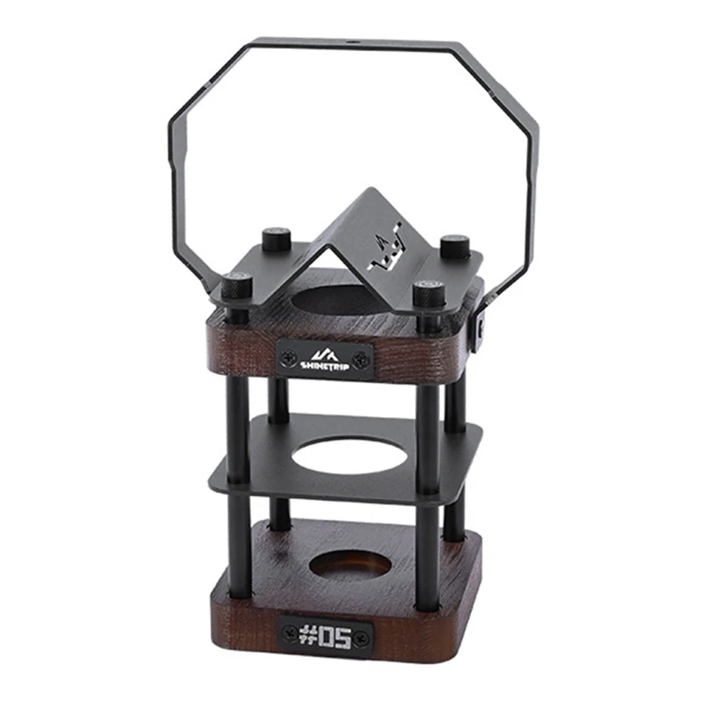 ShineTrip Stainless Steel Frame 19 Lamp 38 Lamp Stand Camping Light Stand 19 Lights 38 Light Stand for Camping Hiking Ambience