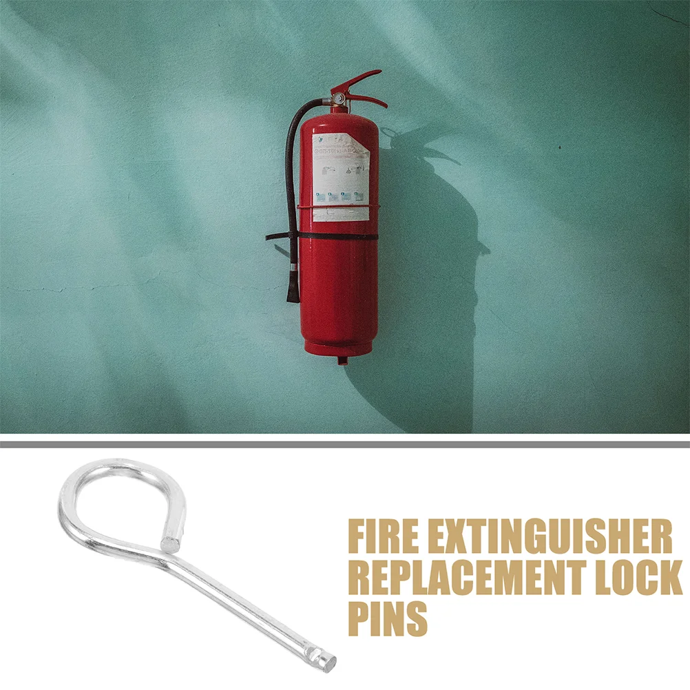 20 Pcs Fire Extinguisher Safety Pin Supplies Pull Pins for Extinguishers Drain Pipe Accessories Iron