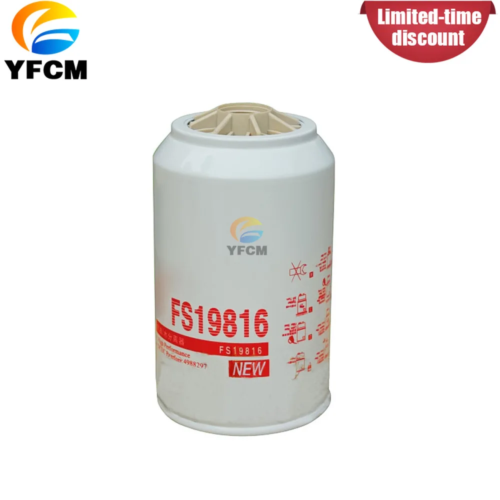 1 PCS FS19816 4988297 53C0436 Fuel Filter for Cummins Fleetguard