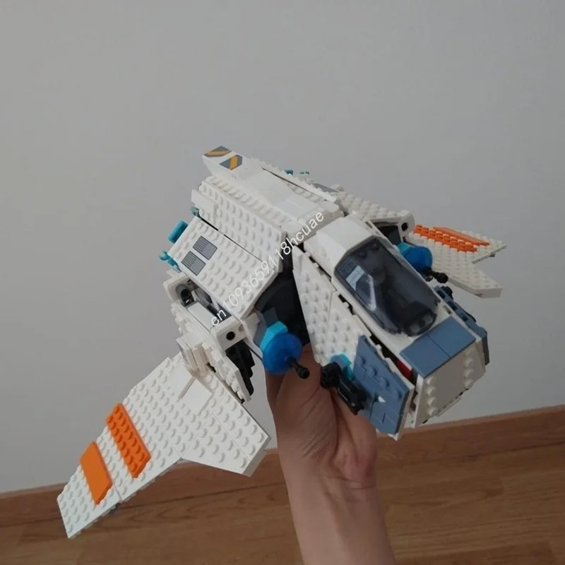 549 Uds. MOC Republic Shuttle modelo de construcción alternativa bloques de construcción regalo de Navidad montar ladrillo creativo juguetes para niños cumpleaños