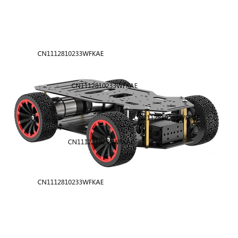 5KG Load Ackerman Robot Car Chassis Encoder Motor Front Wheel Steering RC Tank for Arduino for Raspberry Pi Programmable Car Kit