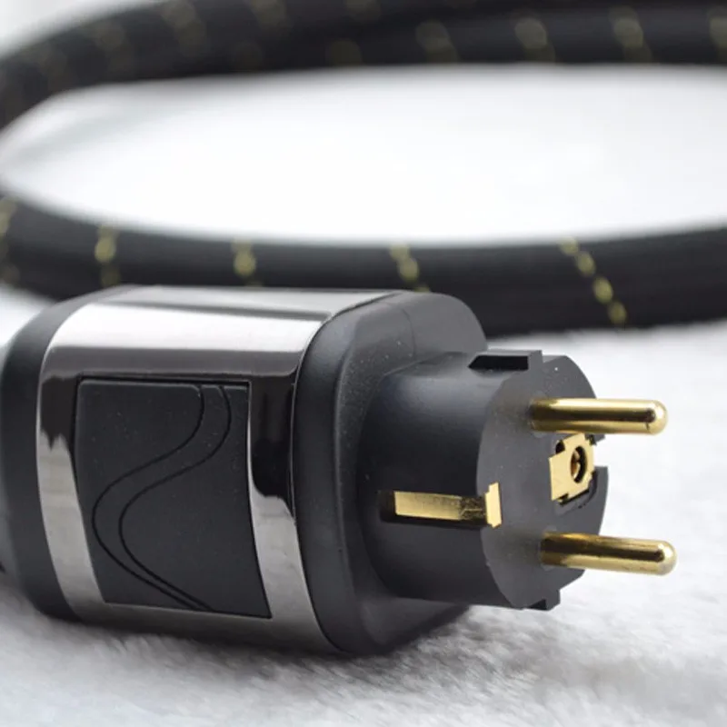 PS AC-12 Power Cord Schuko Power Cord With Eu Version Power Cord Hifi Audio EUR Schuko Power Cable