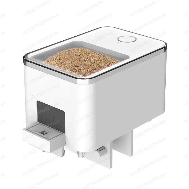 Smart fish tank feeder: mobile APP/WIFI/voice control, automatic timed feeding, holiday travel fish farming artifact, free hands