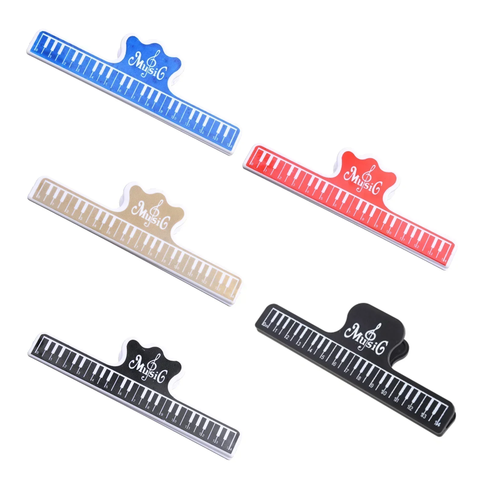 Sheet Music Clip Book Page Note Clips Music Score Fixed Clips Sheet Holder for Guitar Violin Piano Music Instruments Accessories