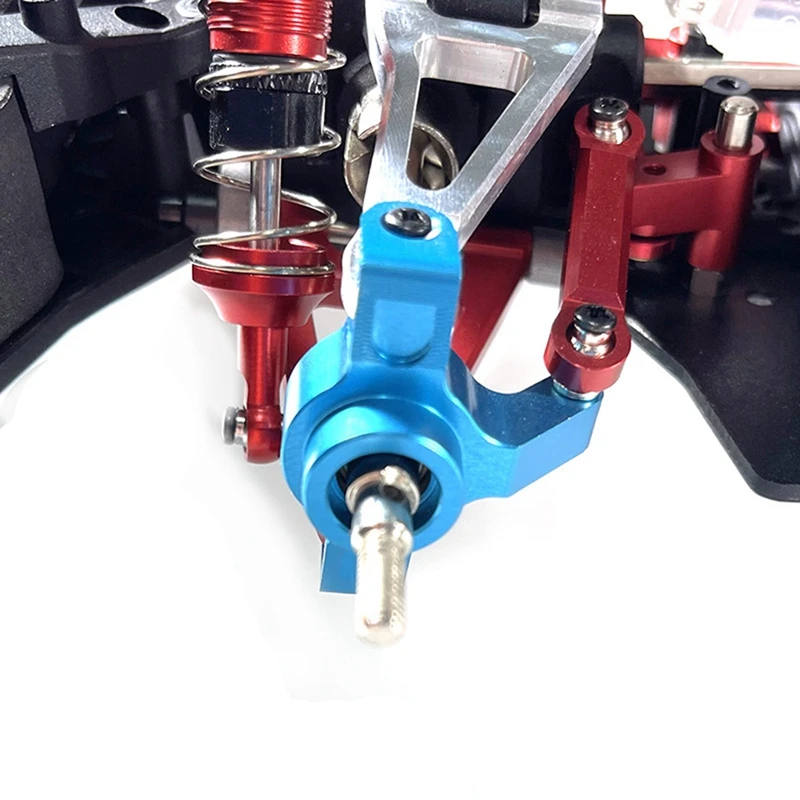 แขนพวงมาลัยชุดสําหรับ MJX 1/14 14301 14302 RC รถโลหะอะไหล่อัพเกรดชุดพวงมาลัยเงินทนทานใช้งานง่าย