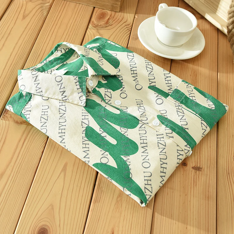 

New Street Style Short-sleeve Casual Cotton Brand Shirts For Men Fashion Comfortable Loose Large Size Tops Clothing Camisa