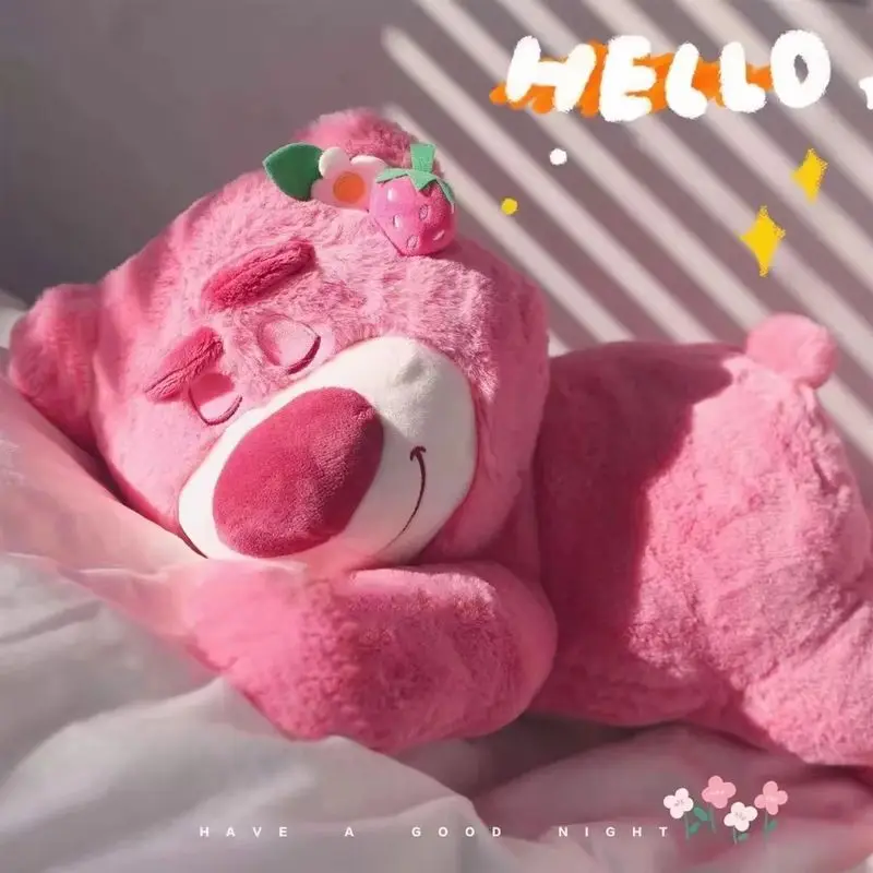 2025 Disney Toy Story Lotso lindo oso fresa sofá almohada de felpa juguetes de peluche niños niñas amigos festivales regalo de cumpleaños