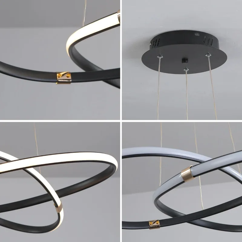 Modern Art Glass Bubble Led Lights Kitchen Dining Table Bedroom Chandelier Home-appliance Hanging Elegant Ceiling Lamps for Room image 6