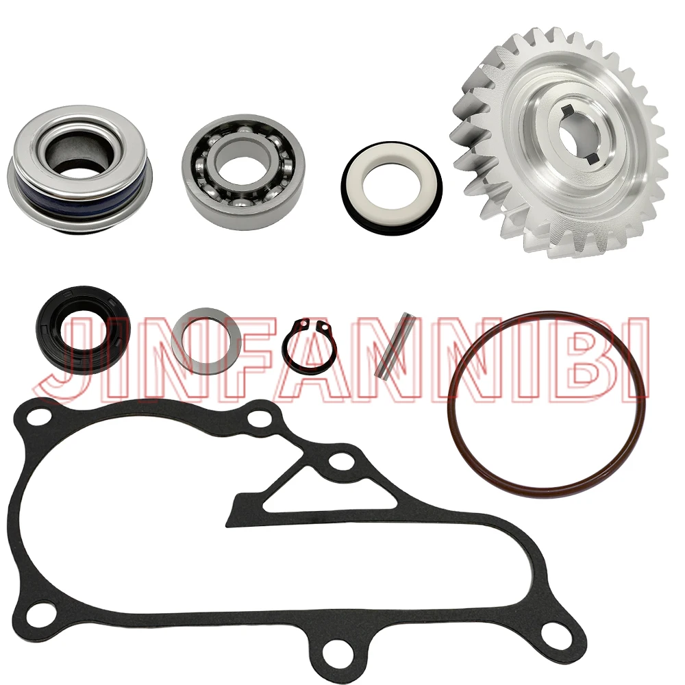Water Pump Drive Gear & Seal Gasket Bearing Kit for Yamaha Raptor 700 YFM700R