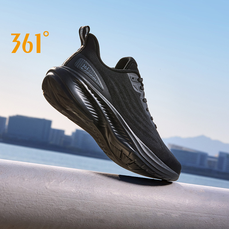  361 Degrees Men's Running Shoes Mesh Comfortable Lightweight Rebound Airy Wear-resistant Grippy Jogging Male Sneakers 672522217 