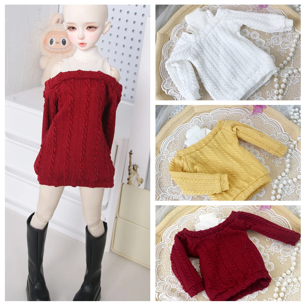 

Doll Accessories 1/4 1/3 SD10 Girl Woman MSD BJD Doll Clothes sweater JWMM02