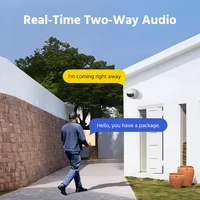 ANNKE 4K 8MP POE Surveillance Camera Dual Lens Outdoor POE Camera 1/2/4PCS Color Night Vision CCTV Video Security Camera For NVR 4