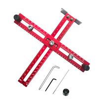 Cabinet Hardware Jig Adjustable Pull Handle Guide Aluminum Alloy Locator Quick Carpentry Furniture Installation Jig For Study