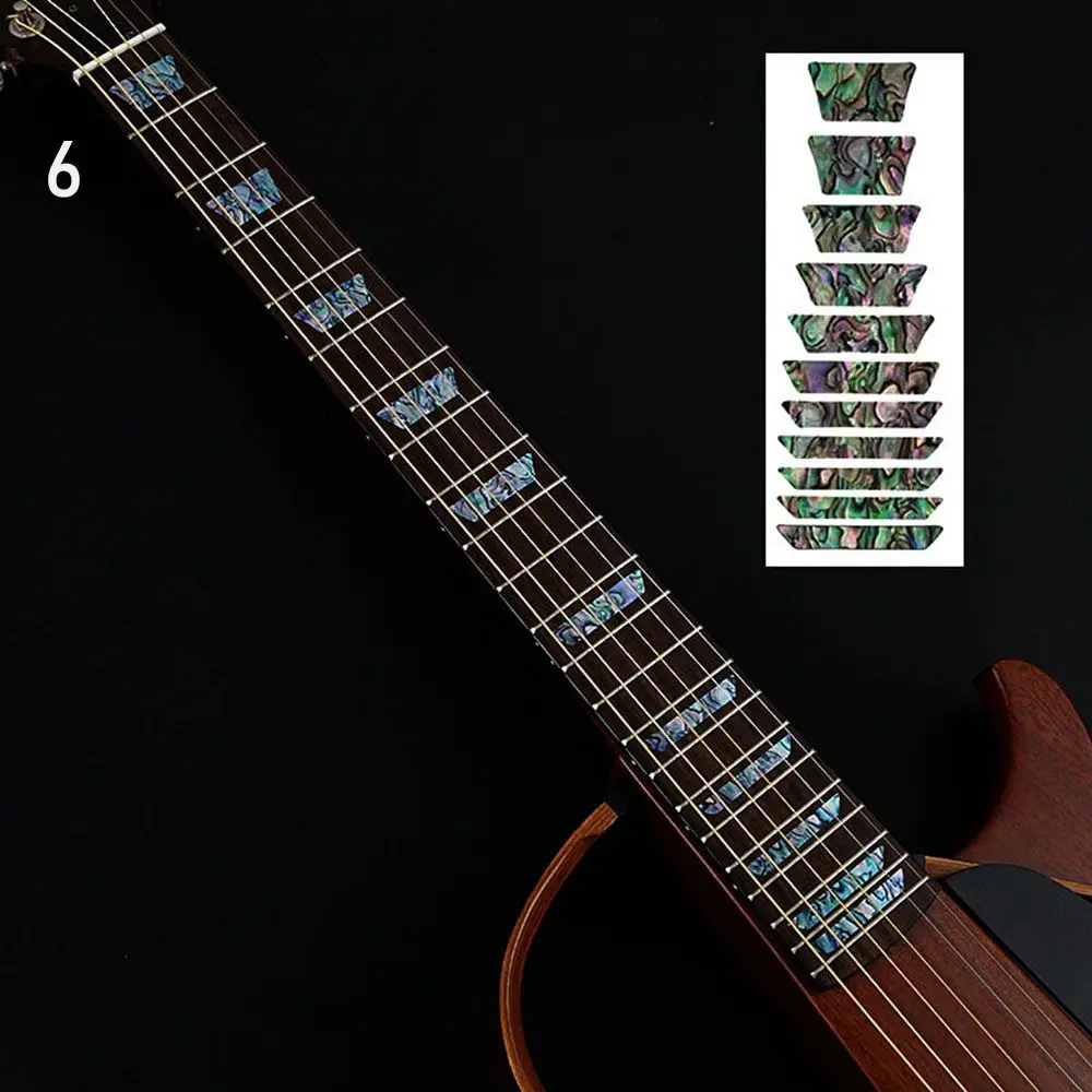 Instrument Decorations Electric Guitar Parts Guitarra Accessories Cross Inlay Decals Fretboard Sticker Ultra Thin Stickers