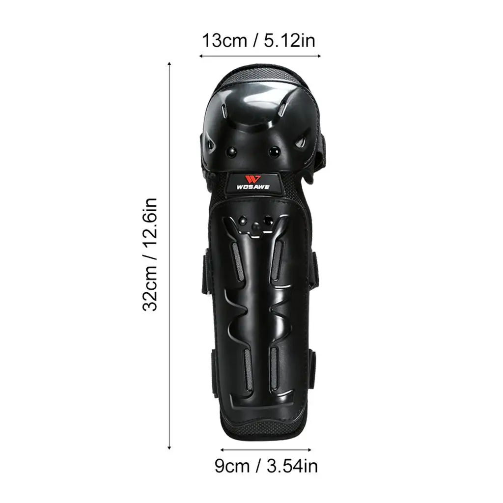 Shock Absorbing EVA Foam Knee Elbow Pad Set Secure Fastener Straps for Scooter Mountain Bike Protection