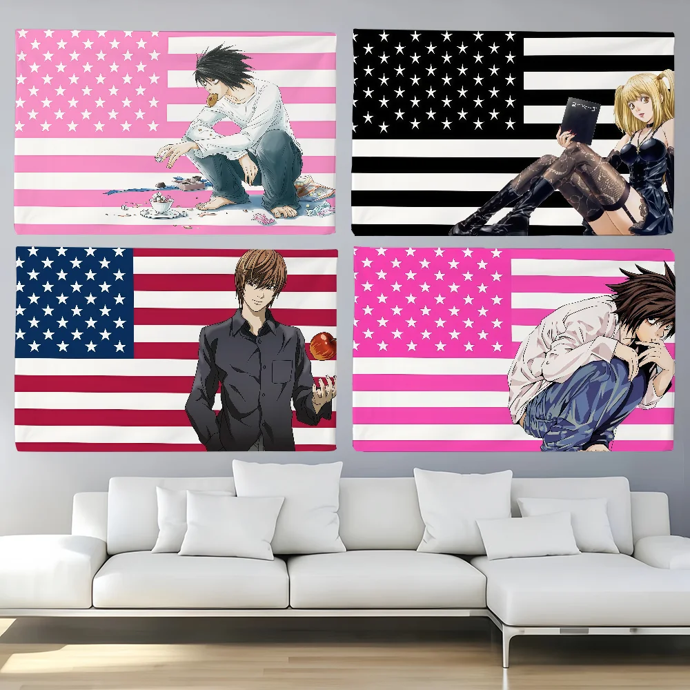 Outdoor Camping Anime - Anime D-Death N-Note flag For Decoration