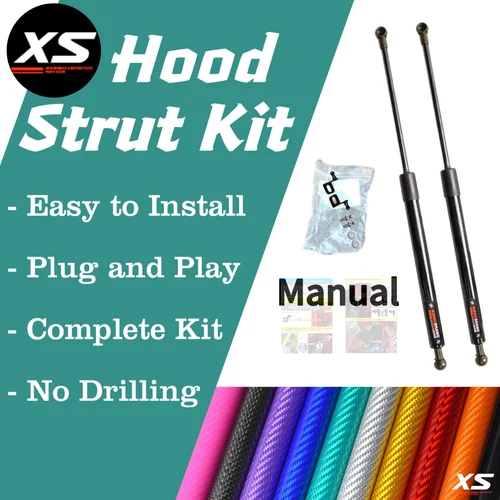 Imagen 2 del producto Amortiguadores de capó para Suzuki Swift Sports ZC33S 2017-2023 Swift A2L capó modificar soportes de elevación puntales amortiguadores de resorte de Gas varillas de pistón