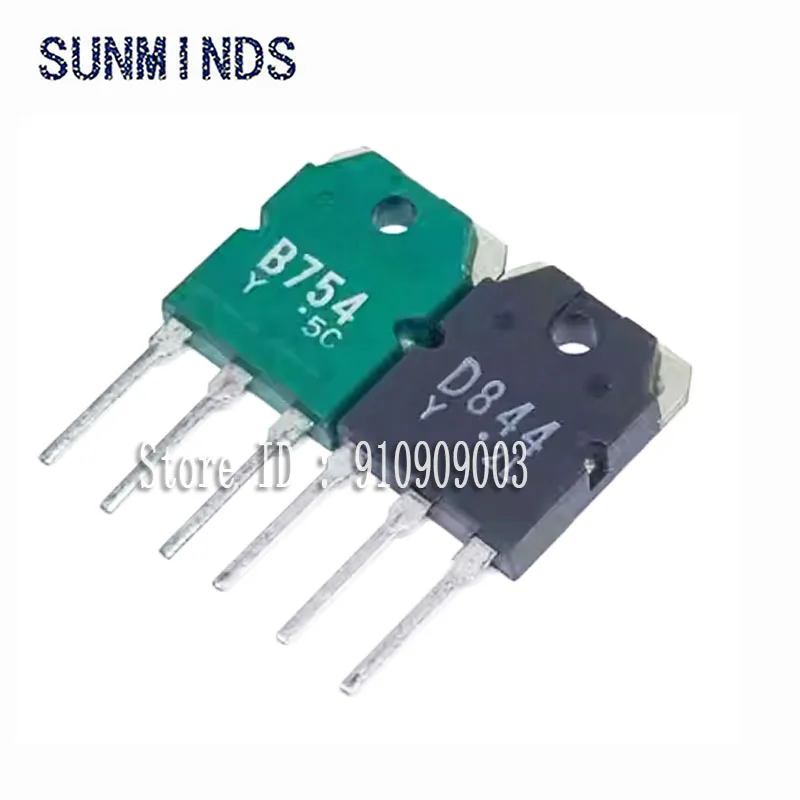 1Pair=2pcs 2SB754 2SD844  B754 D844 TO3P Audio amplifier paired transistor new original