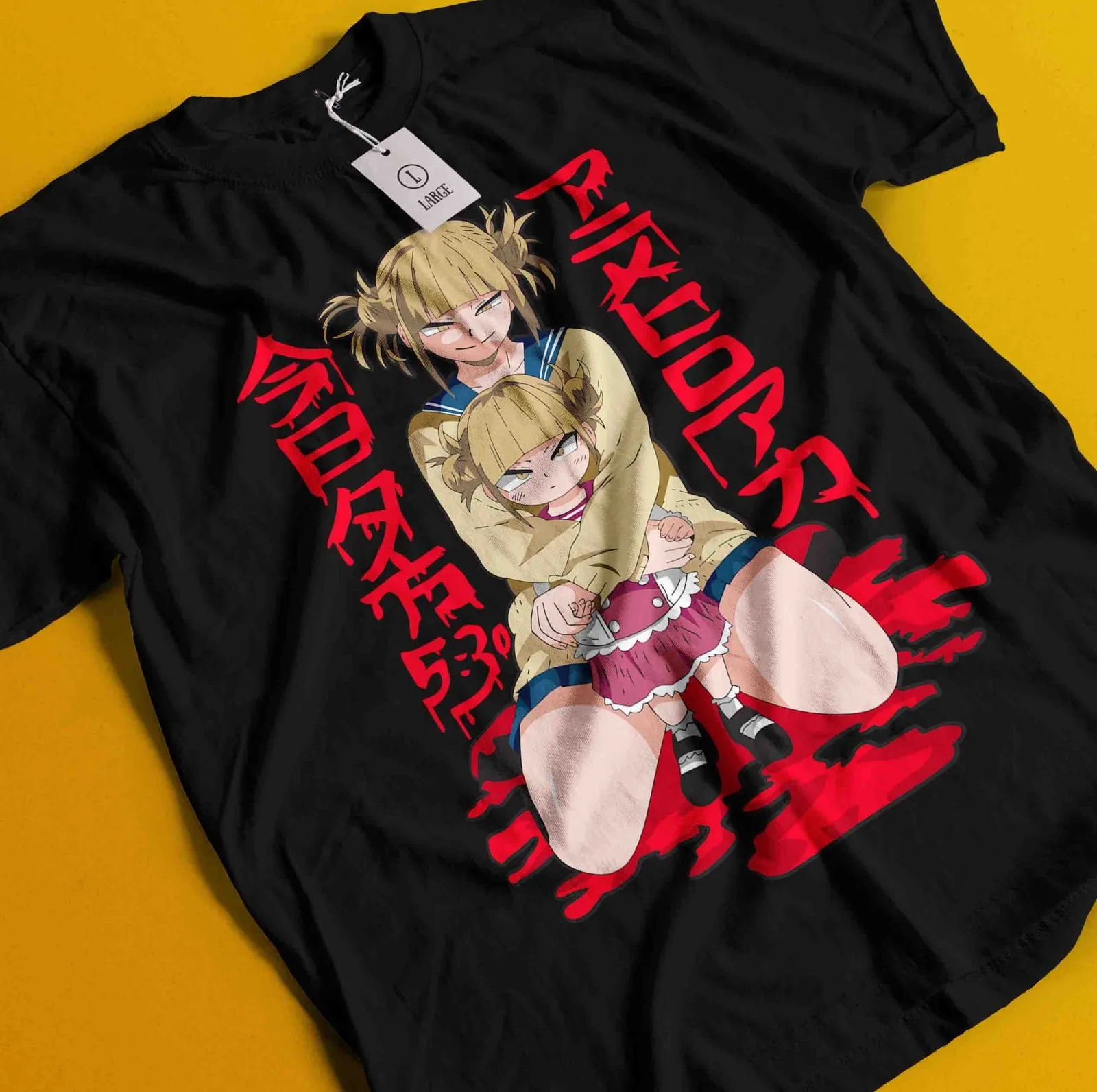 Himiko Toga T-Shirt My Hero Academia Tshirt Anime Midoriya Dabi Shoto Shirt Deku