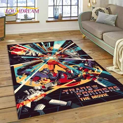 Cartoon T-Transformers Autobots 3D Carpet Rug for Bedroom Living Room Home Sofa Decoration,Children Game Large Decor Floor Mat