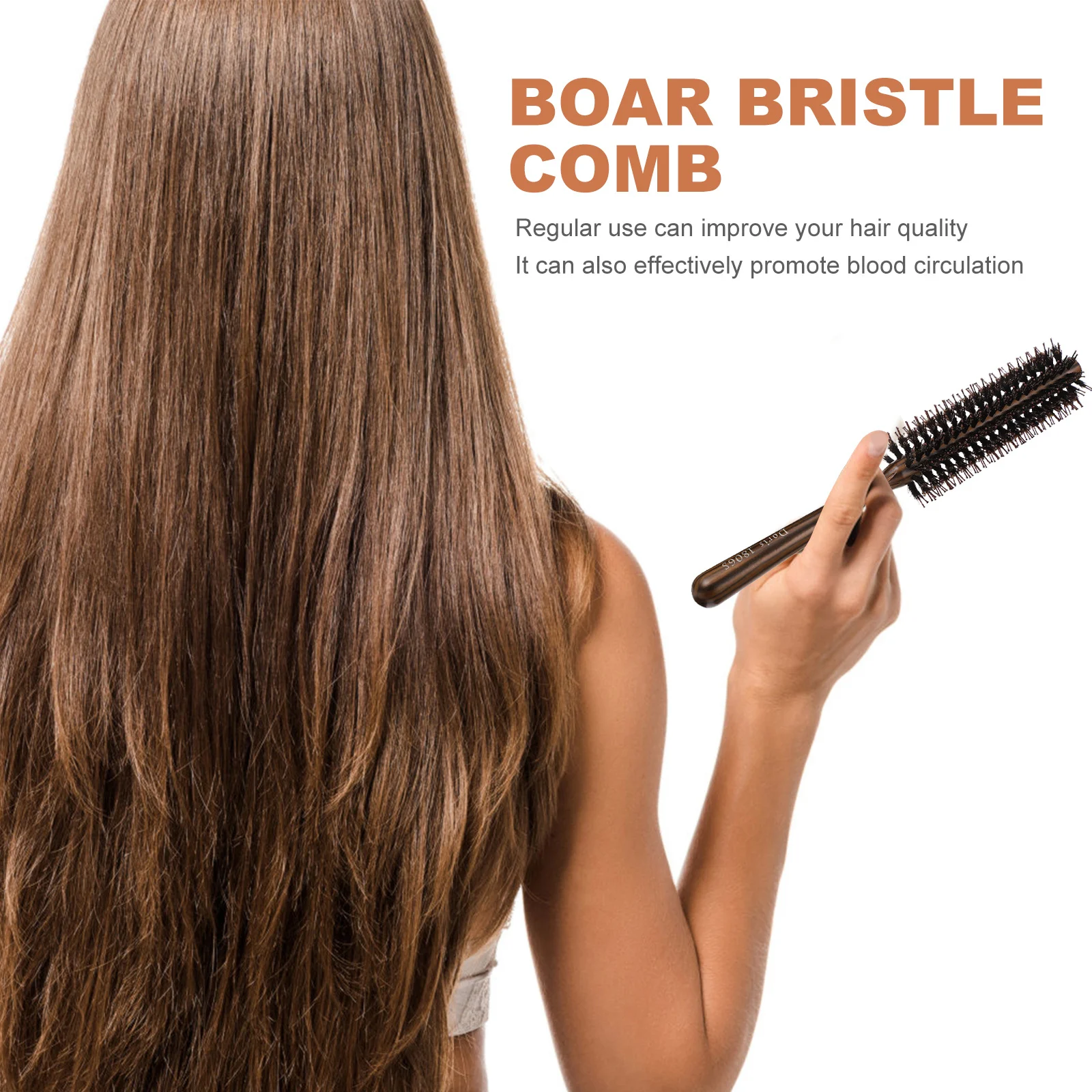 

Hair Brush Wooden Barber Shop Comb Handle Detangling Comb For Scalp Massage Styling Tool Salon Hairdressing Use