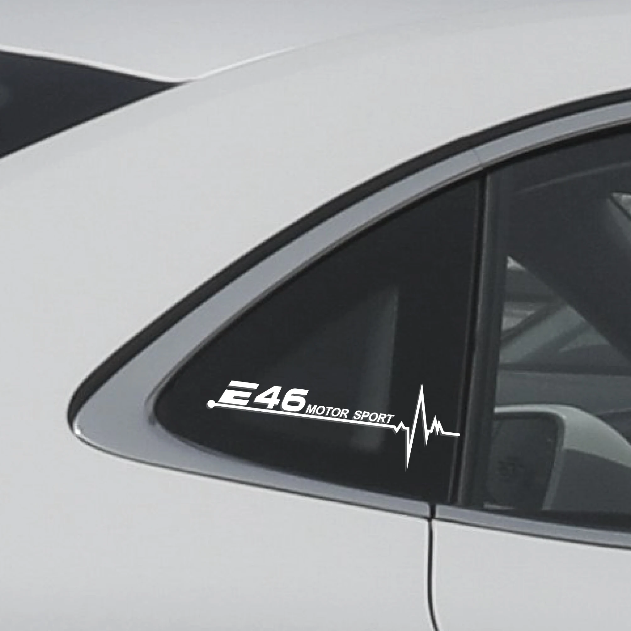 ملصقات عاكسة لنافذة السيارة الجانبية ، ملصق لـ E36 و E39 و E46 و E60 و E30 و E34 و E53 و E61 و E70 و E87 و E90 و E91 و E92 و E93 و E28 و E62 ملحقات, 2 أو
