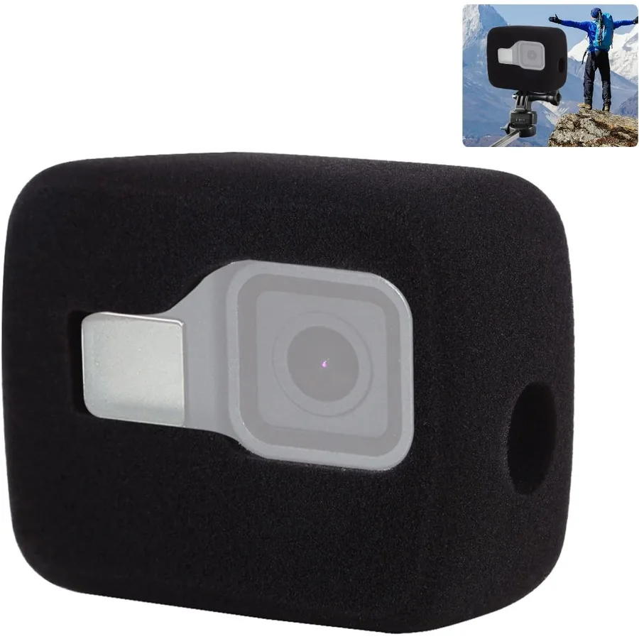 

PULUZ Windslayer Cover Housing Frame Case for GoPro Hero 8 Black Foam Windshield Housing Case Cover Reduces Wind Noise for Opti