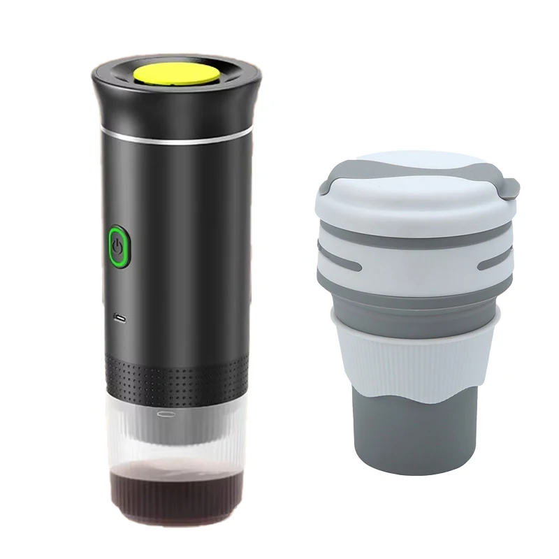 

3 in 1 Portable Electric Coffee Making Machine Wireless Type-C Rechargeable Coffee Makers Multiple Modes For Travel Camping