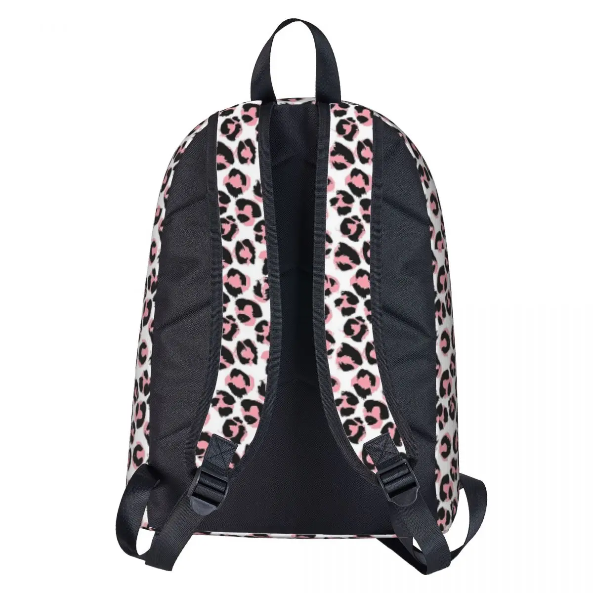 Pink Leopard Backpacks Large Capacity Book bag Shoulder Bag Laptop Rucksack Waterproof Travel Rucksack Children School Bag