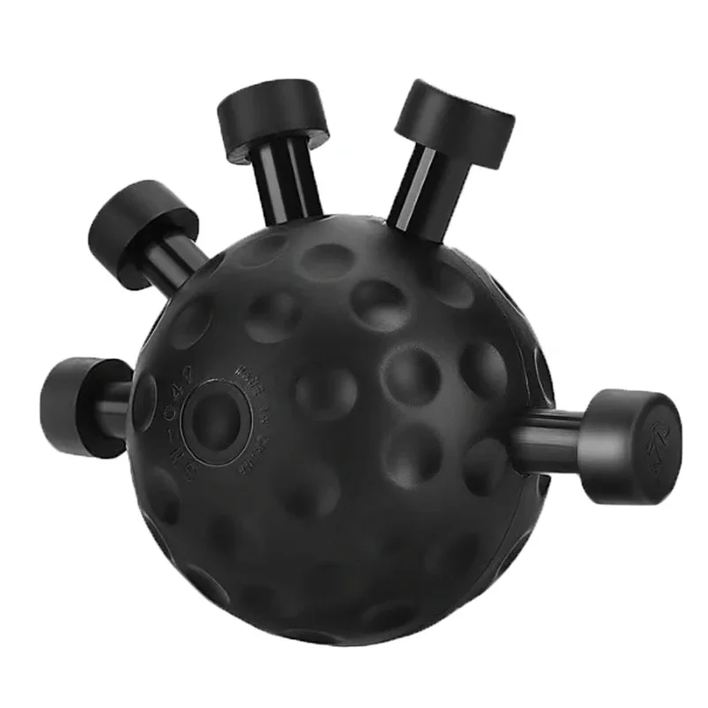Stärkendes Fingertrainer, Handklemmtrainer, Fünf-Finger-Kraftgerät, Fingertrainer zum Klettern, Schwarz