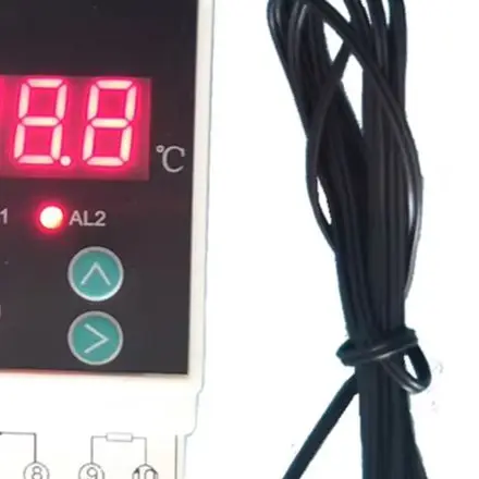 AC90 260V Thermostat Color White Din Rail Thermostat High Precision Stable Performance Digital Filtering Easy To Install