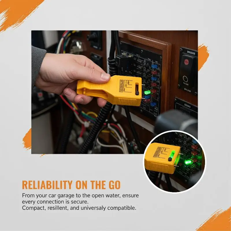 New Fuse Tester DC 24V Automotive Tester Blade Puller Multi-Functional Car Checker Puller Removal Tool For Mini/Standard Blade