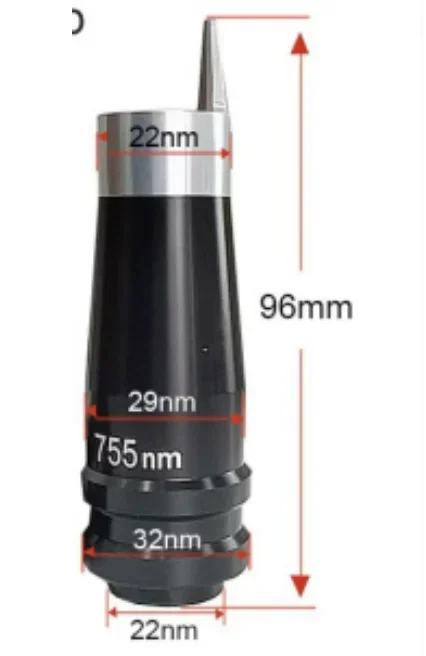 

Picosecond Laser 755nm Honeycomb Head , Fractional Laser Head For YAG Laser Yattoo Removal