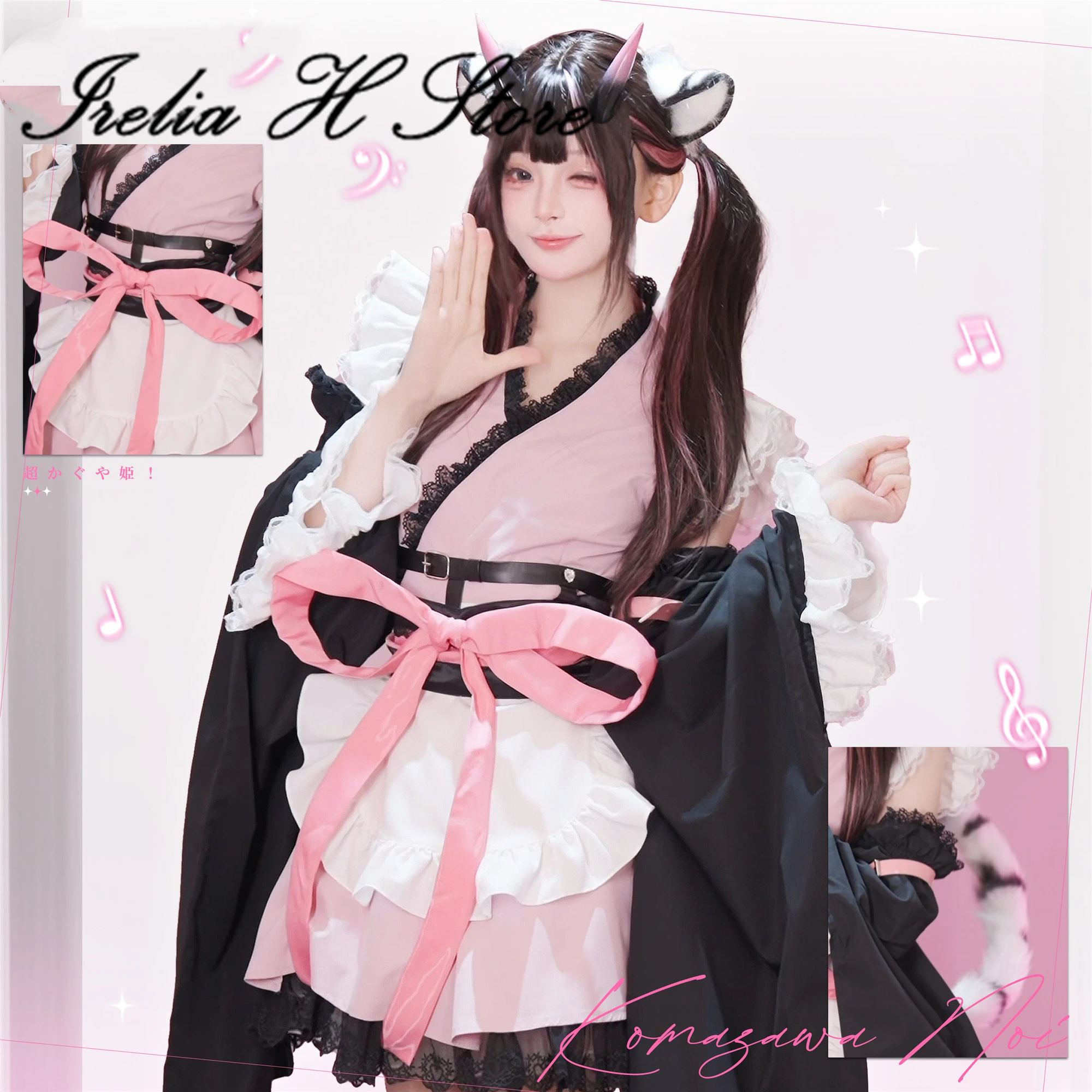 

Irelia H Store Cosmic Princess Kaguya Komazawa Noi Cosplay Costume Women Halloween Cosplays Anime kimono
