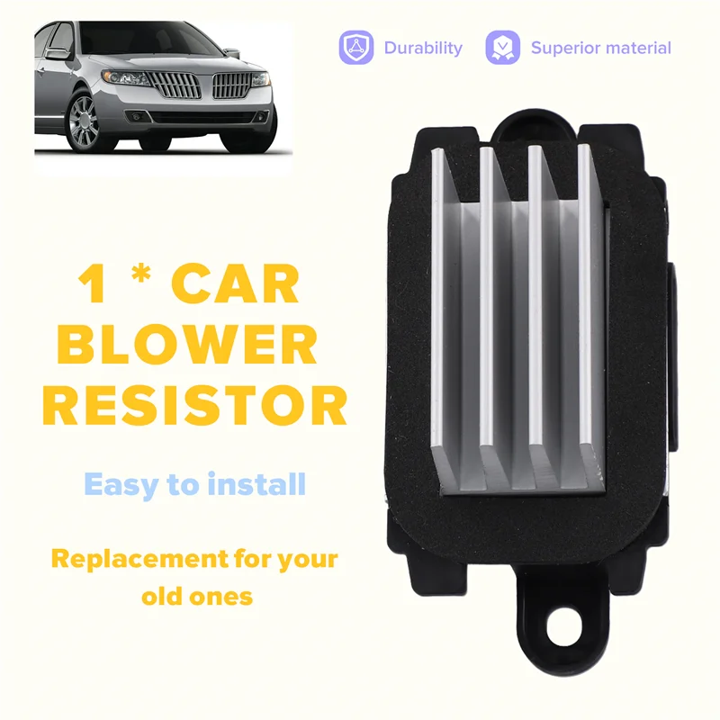 

A73X-Car Blower Resistor Speed Controller Motor 9L3Z19E624B For Ford Fusion Lincoln MKZ 2007-2012