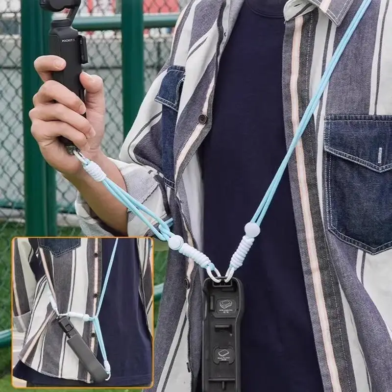 OSMO Pocket 3 Lanyard Adjustable Wrist Strap for Osmo 360 Gimbal Camera Parts Comfortable Handheld Sling for Travel Shooting