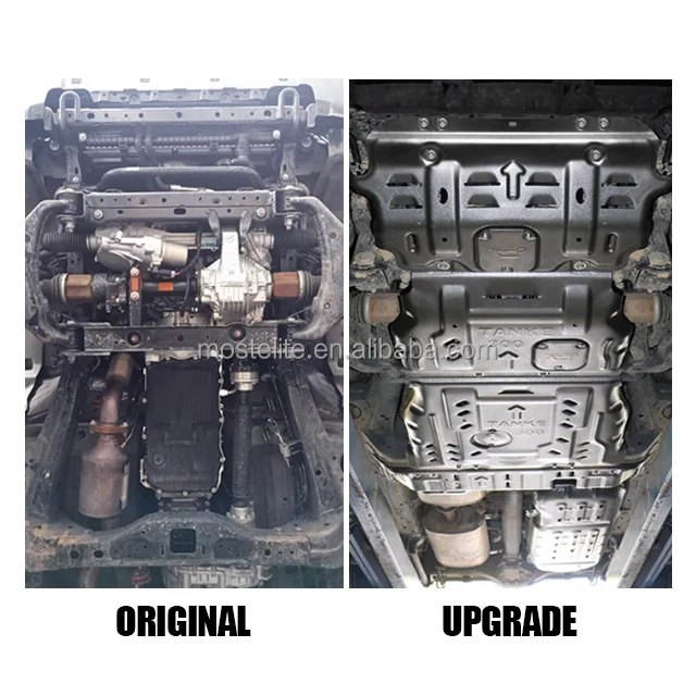 แผ่นกันกระแทกใต้ท้องรถยนต์ ผลิตจากเหล็กแมงกานีสหนา สำหรับ GWM Tank 300