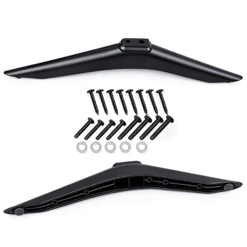 ABS Base Feet Set with 16 Screws Replacement Stand Legs for 40-65in Televisions, for Living Room and Bedroom M4YD