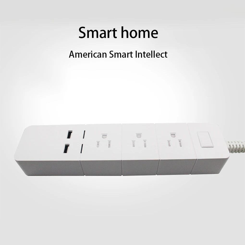Smart Power Strip DVD Player Tablet Electrical WiFi Socket Outlet US Plug