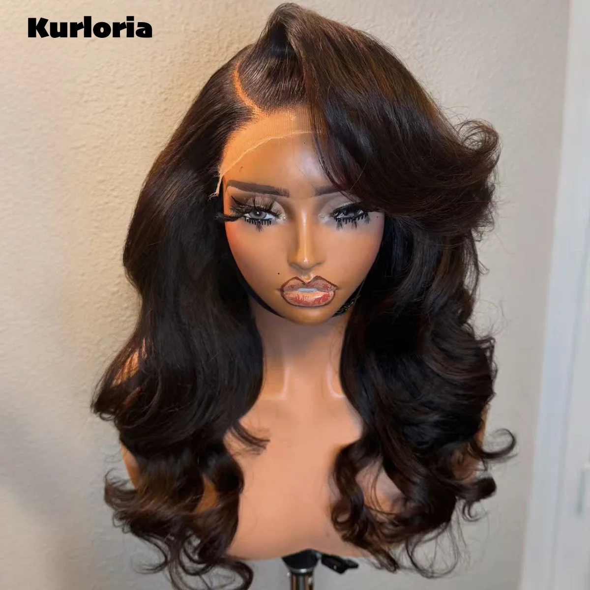 100% Human Hair Body Wave Lace Front Wig 13x6 HD Lace Natural Black Glueless Wear and Go Wig 4x4 Lace Closure Pre-plucked