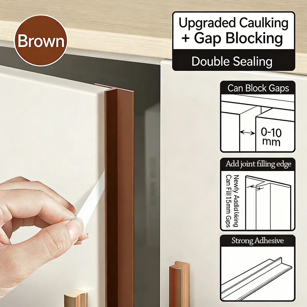 

Новые самоклеящиеся пылезащитные ленты для дверей шкафа 2,8 м, уплотнительная лента из ТПЭ, уплотнитель для гардероба, влагостойкий