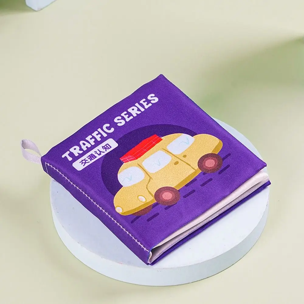 Interessante pet livro de pano do bebê frutas som papel infantil livro silencioso colorido aprendizagem cognição brinquedo crianças presente